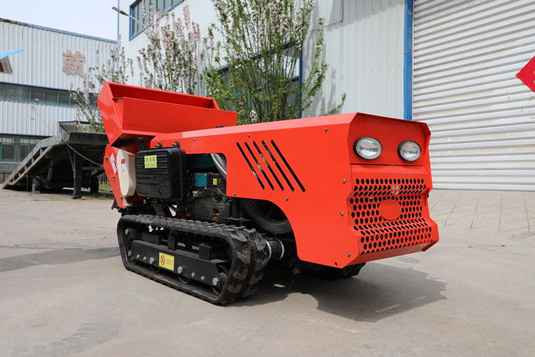 茶園施肥用履帶式田園管理機(jī)，遙控作業(yè)超輕松